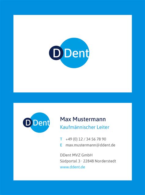 Professionelle Logo Gestaltung und Unternehmensdesign für Ddent