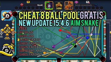 8 BALL POOL GAMEPLAY USE AIM SNAKE IN EVENT TERBARU DESEMBER