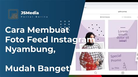 Cara Membuat Foto Feed Instagram Nyambung Mudah Banget