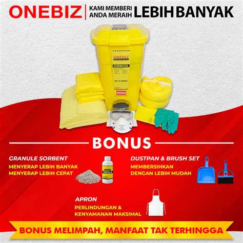 Jual Penyerap Cairan Kimia Gallon Chemical Spill Kit Liter Kab