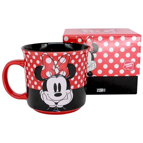 Caneca De Porcelana Ml Minnie Mouse Disney Shopee Brasil