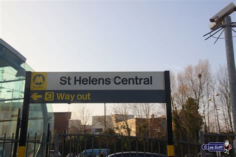 St Helens Central Station Sign Lee Scott Flickr