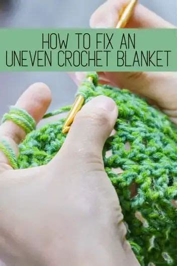 How To Fix An Uneven Crochet Blanket Brightbeecraft Chunky