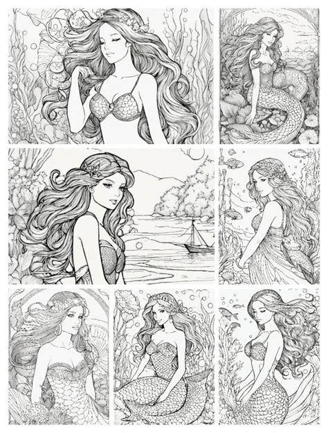 Mastering Mermaid Poses: Dive into the Art of Drawing - Learn all about ...