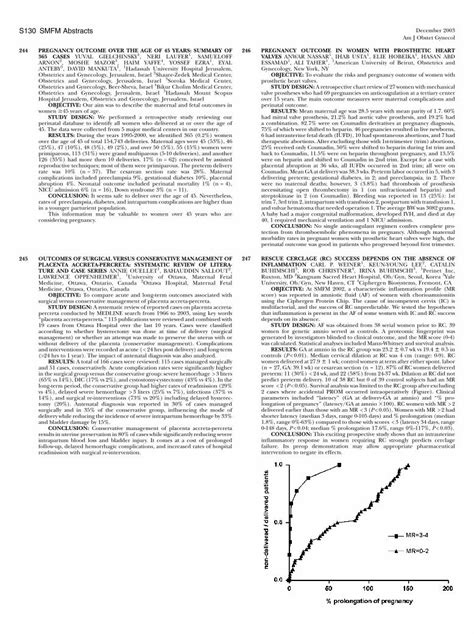 Pdf Outcomes Of Surgical Versus Conservative Management Of Placenta