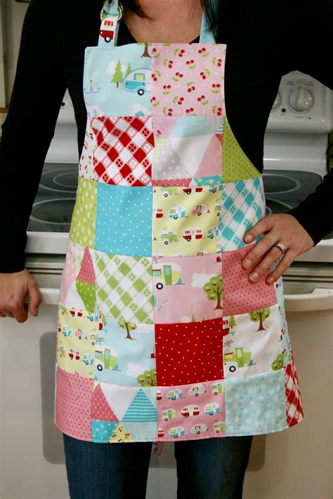 Apron for Women Patchwork Apron Camping Apron Glamping | Etsy | Diy ...