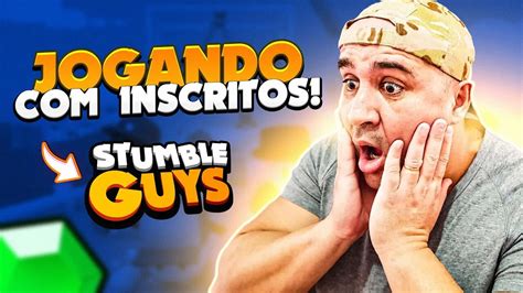 Live Stumble Guys Ao Vivo Novas Skins Salinha De Cria