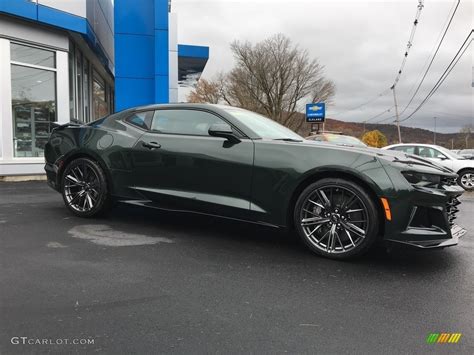 Rally Green Metallic Chevrolet Camaro Zl Coupe Photo