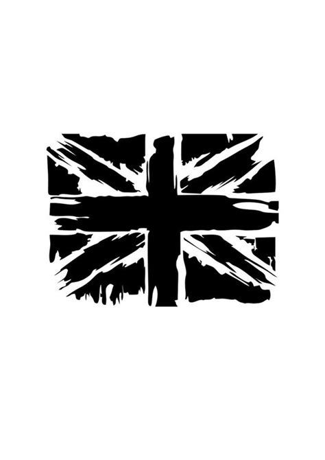 Union Jack Vinyl Decal Sticker Etsy