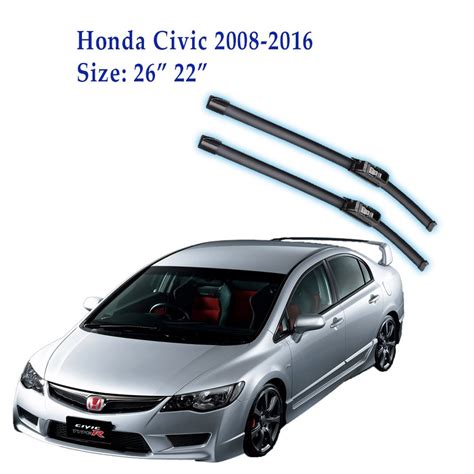 Wiper Honda Civic Silicon Wiper With Coating Technology