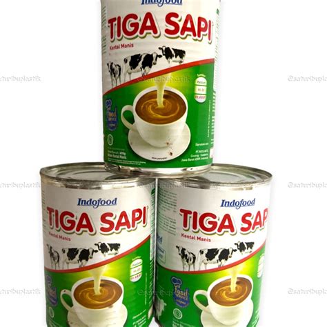 Jual SUSU KENTAL MANIS TIGA SAPI 490 GR Shopee Indonesia