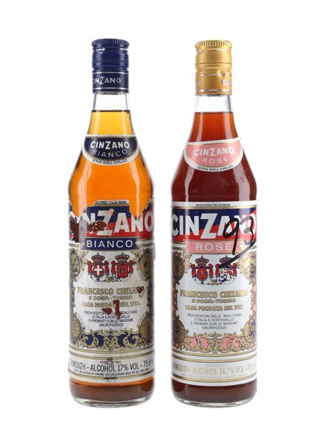 Cinzano Bianco & Rose - Lot 90339 - Buy/Sell Fortified & Vermouth Online