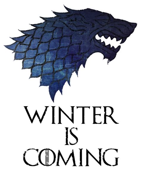 Game Of Thrones Winter Is Coming By Thatcraigfellow On Deviantart