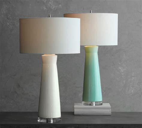 Cerena Ceramic Column Table Lamps Table Lamp Table Lamps Living Room Lamp