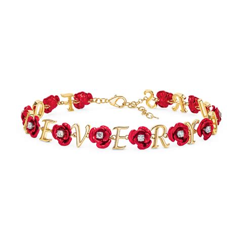 Forever Yours Dozen Roses Bracelet