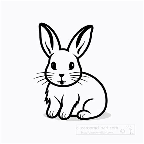 Free clip black and white rabbit, Download Free clip black and white rabbit png images, Free ...