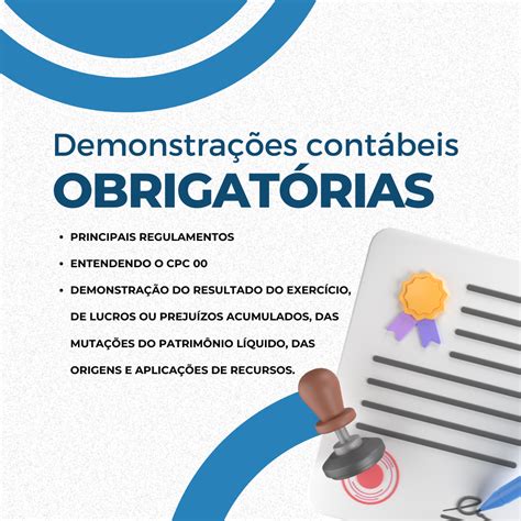 Demonstrações Contábeis Obrigatórias Allanis Arts Hotmart