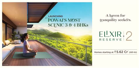 L T Realty Elixir Reserve Bhk Flats Apartment In Powai Mumbai