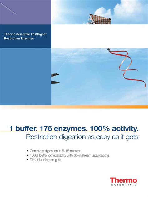 Pdf Buffer Enzymes Activity Thermofisher