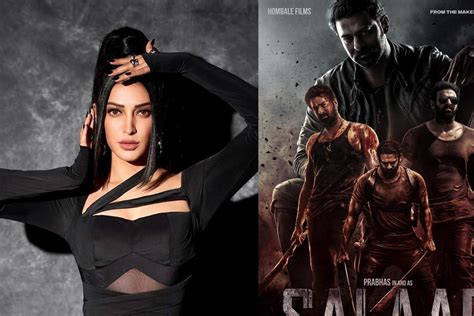 Shruti Haasan thoughts on Salaar violence | cinejosh.com