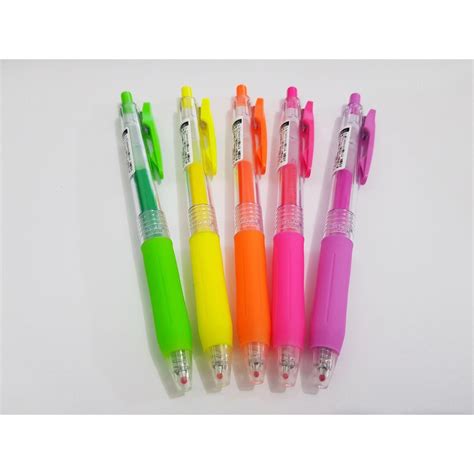 Jual Pulpen Gel Zebra Sarasa Clip Neon Colours Mm Shopee Indonesia