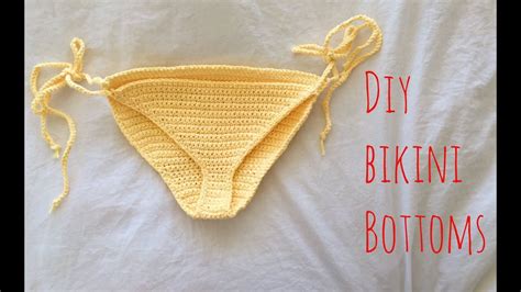 How To Crochet A Bikini Bottom Tutorial YouTube