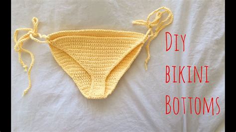 How To Crochet A Bikini Bottom Tutorial Youtube