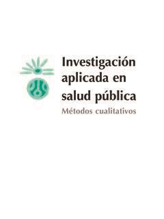 Investigaci N Aplicada En Salud P Blica Investigaci N Aplicada En