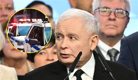 Policja pod domem Jarosława Kaczyńskiego Służby ujawniły co tam się