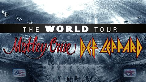 M Tley Cr E Def Leppard The World Tour Our Glasgow