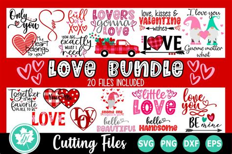 Valentine Svg Bundle Valentines Day Svg Love Svg