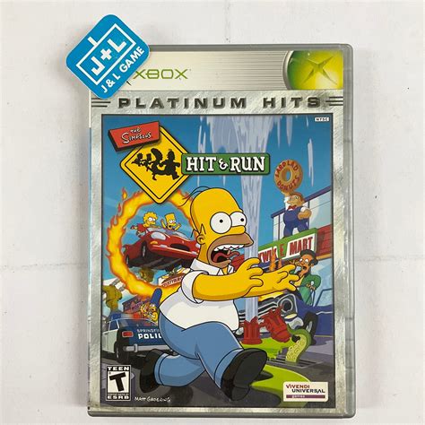 The Simpsons Hit And Run Platinum Hits Xb Xbox Pre Owned Jandl Video Games New York City