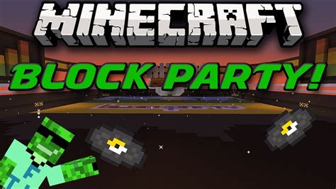 Minecraft BLOCK PARTY W Friends NEW Mini Game YouTube