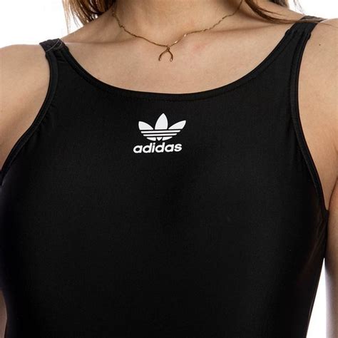 Adidas Originals Trefoil Swimsuit Black White