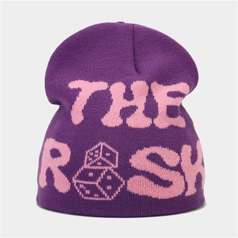 Y2k Hip Hop Monogrammed Jacquard Knit Hat Helloice Apparel