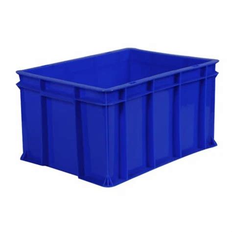 Blue Rectangular Plastic Crates Capacity 0 100 Kg At Rs 150 In Indore