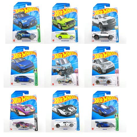 Un Caso Hot Wheels Coches Tesla Modelo Y Ford Gt Czinger C