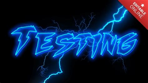 Testing Text Effect Generator