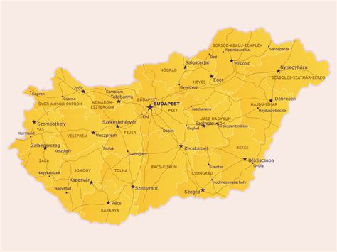 Map Of Hungary
