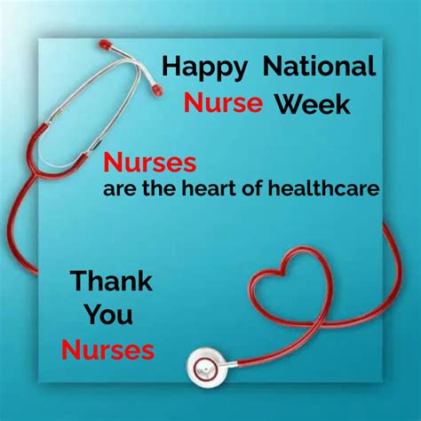 Plantilla De National Nurse Week Instagram Post Templates Postermywall