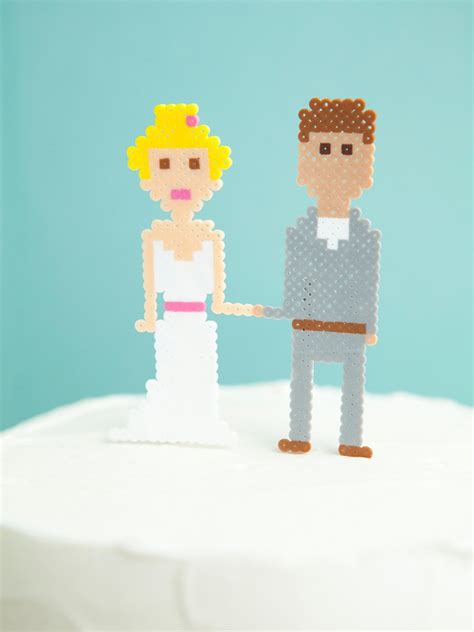 Learn How To Make Custom Perler Bead Cake Topper People!