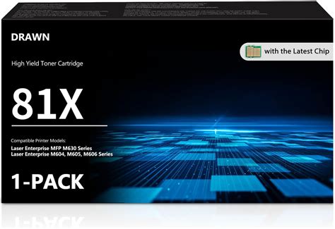 Amazon.com: 81X Black High-Yield Toner Cartridge CF281X (with Chip ...