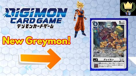 Digimon Tcg New Bt Greymon Review Discussion Youtube