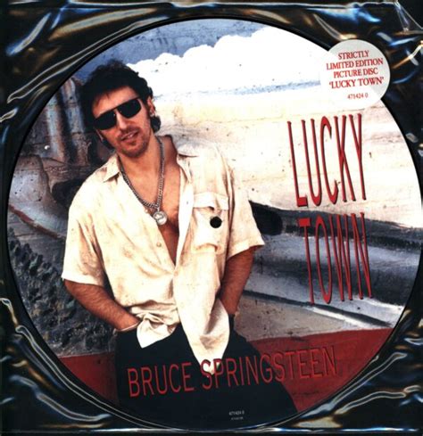 Bruce Springsteen Lucky Town Picture Disc Lp Vinyl Rockers Records