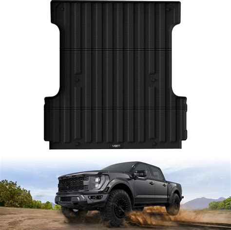 Ikon Motorsports Tpe Truck Bed Mat Compatible With 2015 2023 Ford F150 Crew Cab 5