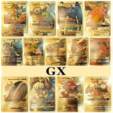 Buy Pack Gold Foil Assorted Cards Tcg Deck Box Vmax Rares Gx Rare