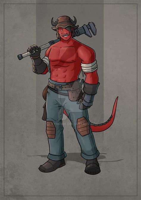 Tiefling Artificer By Silkynoire On Deviantart
