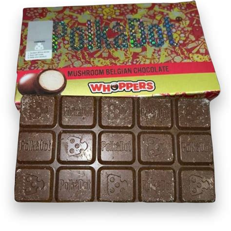 Polkadot Whoppers Chocolate Bar For Sale Polka Dot Mushroom Chocolate