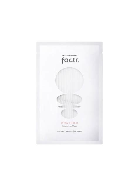 Маска для лица The Beautiful Factr Milky Sticker успокаивающая | отзывы