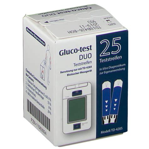 Gluco Test Duo Blutzuckerstreifen Shop Apotheke